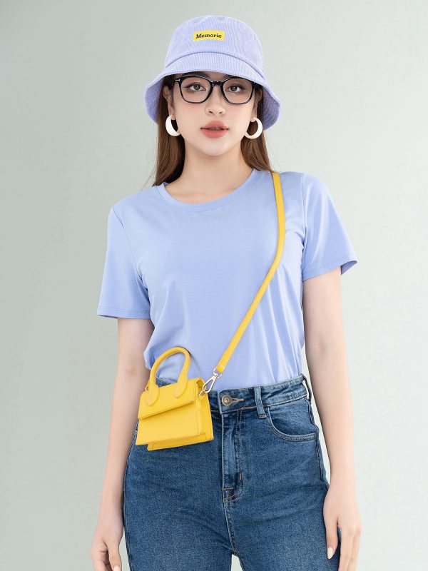 Áo Phông Cotton Màu Trơn (Đơn Sắc 4)